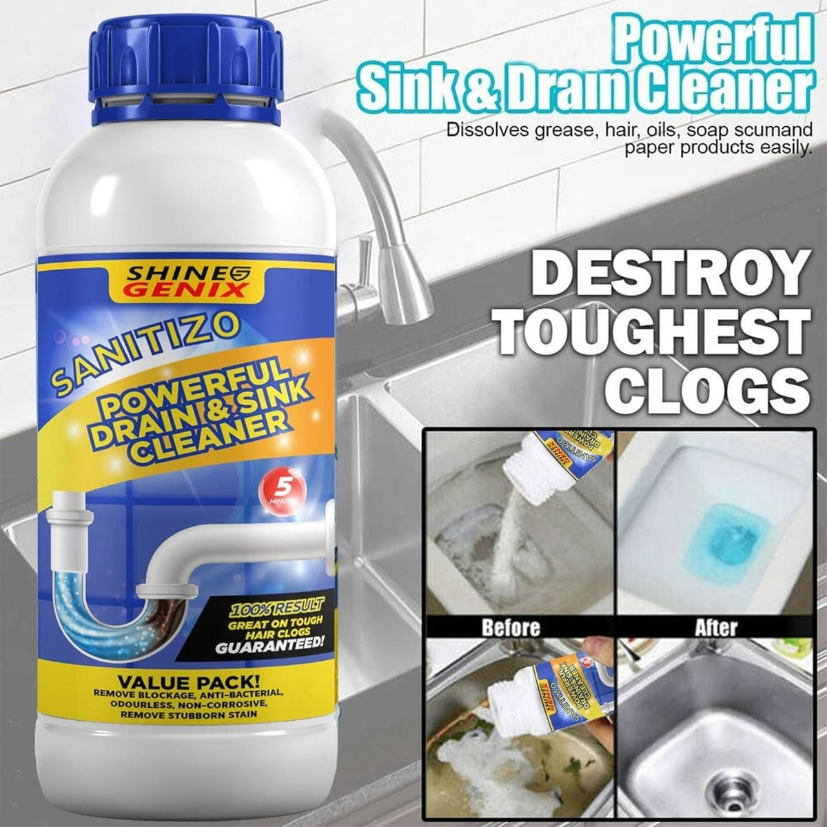 OxyFlow Drain Reset
